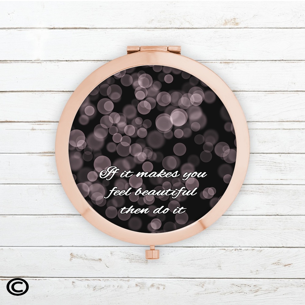 Funny Motivational Compact Mirrors